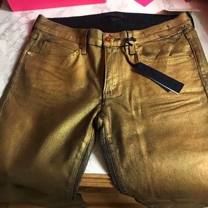 NWT, Juicy Couture Gold Jeans